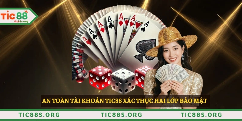 An toàn tài khoản TIC88 xác thực hai lớp bảo mật 