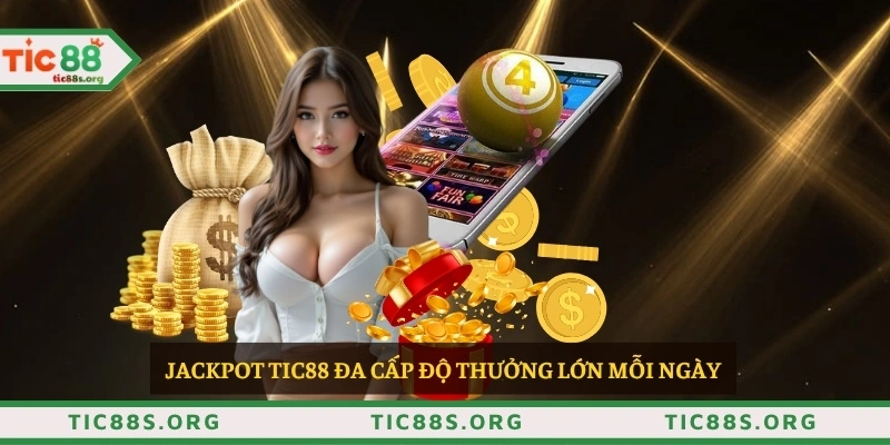 Jackpot TIC88 đa cấp độ thưởng lớn mỗi ngày 